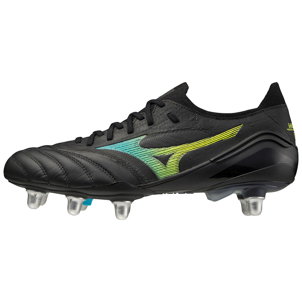 Botas de Futbol Mizuno Morelia Neo Iii Beta Elite Si Hombre Negras/Azules Turquesa Baratas BYTU-8756